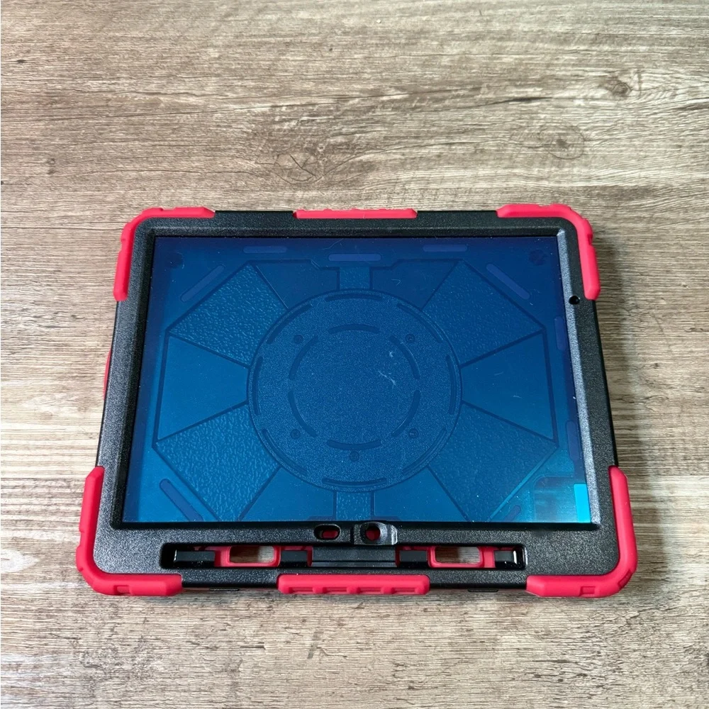 Rugged Red and Black Tablet Case